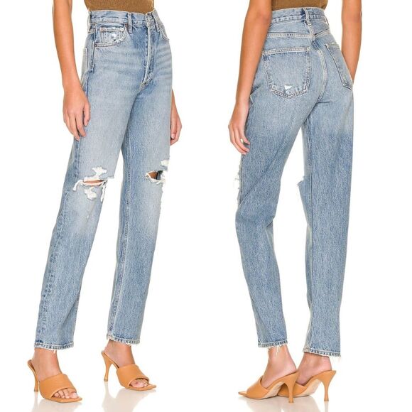 AGOLDE 90's Pinch Waist Jeans in Rule - Size 25 - Picture 2 of 9